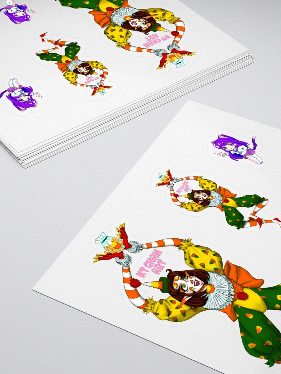 Candy Corn Jester Stickers product image (4)