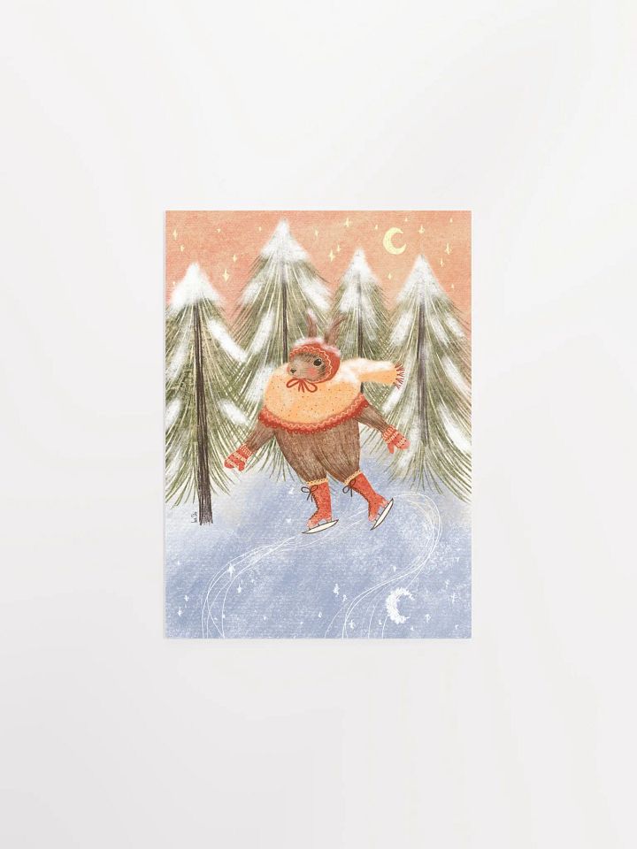 the cute squirrel ice skater product image (1)