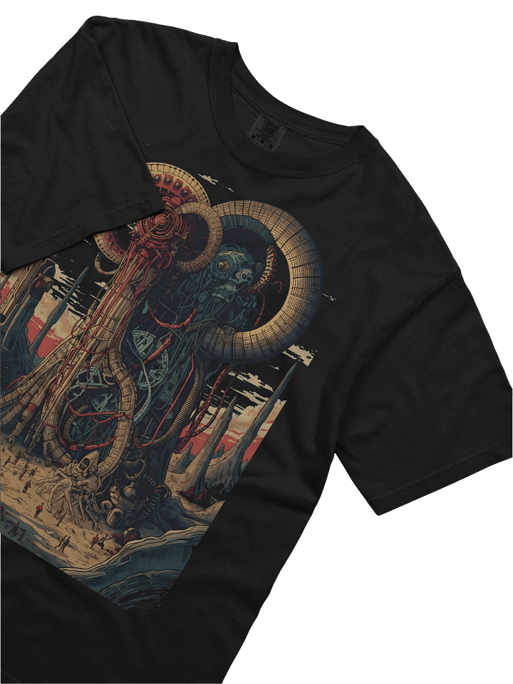 Horned Space Creature Heavyweight T-Shirt product image (2)