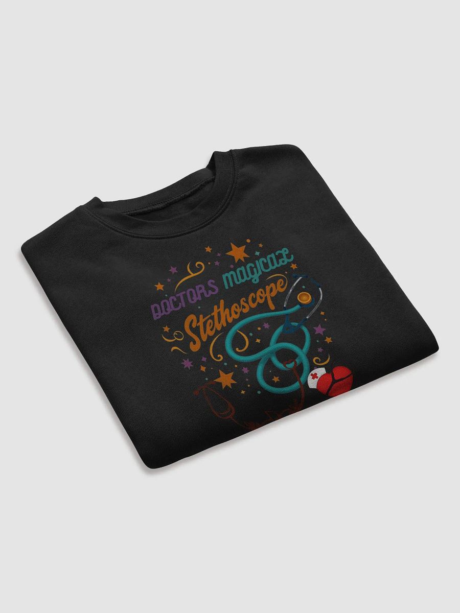doctors Magical Stethoscope Whimsical Crop Sweatshirt product image (20)