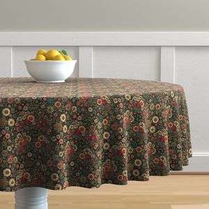 Seamless Pattern - Wilted Boho Floral Design on a Green Background product image (7)