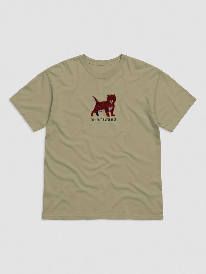 Couldn't Cairn Less T-Shirt(Embroidered) of a Cairn Terrier(Red Brindle) product image (9)