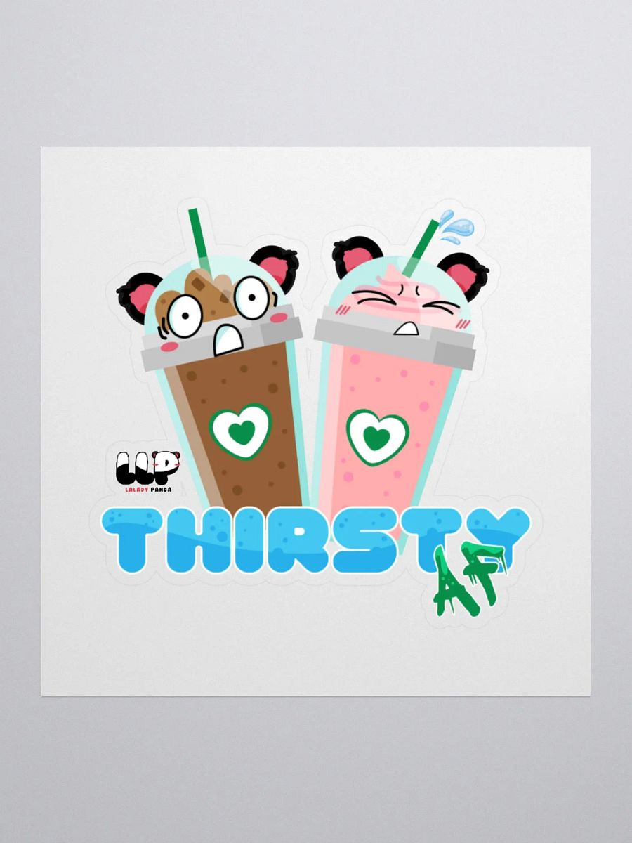 Thirsty AF Sticker product image (2)