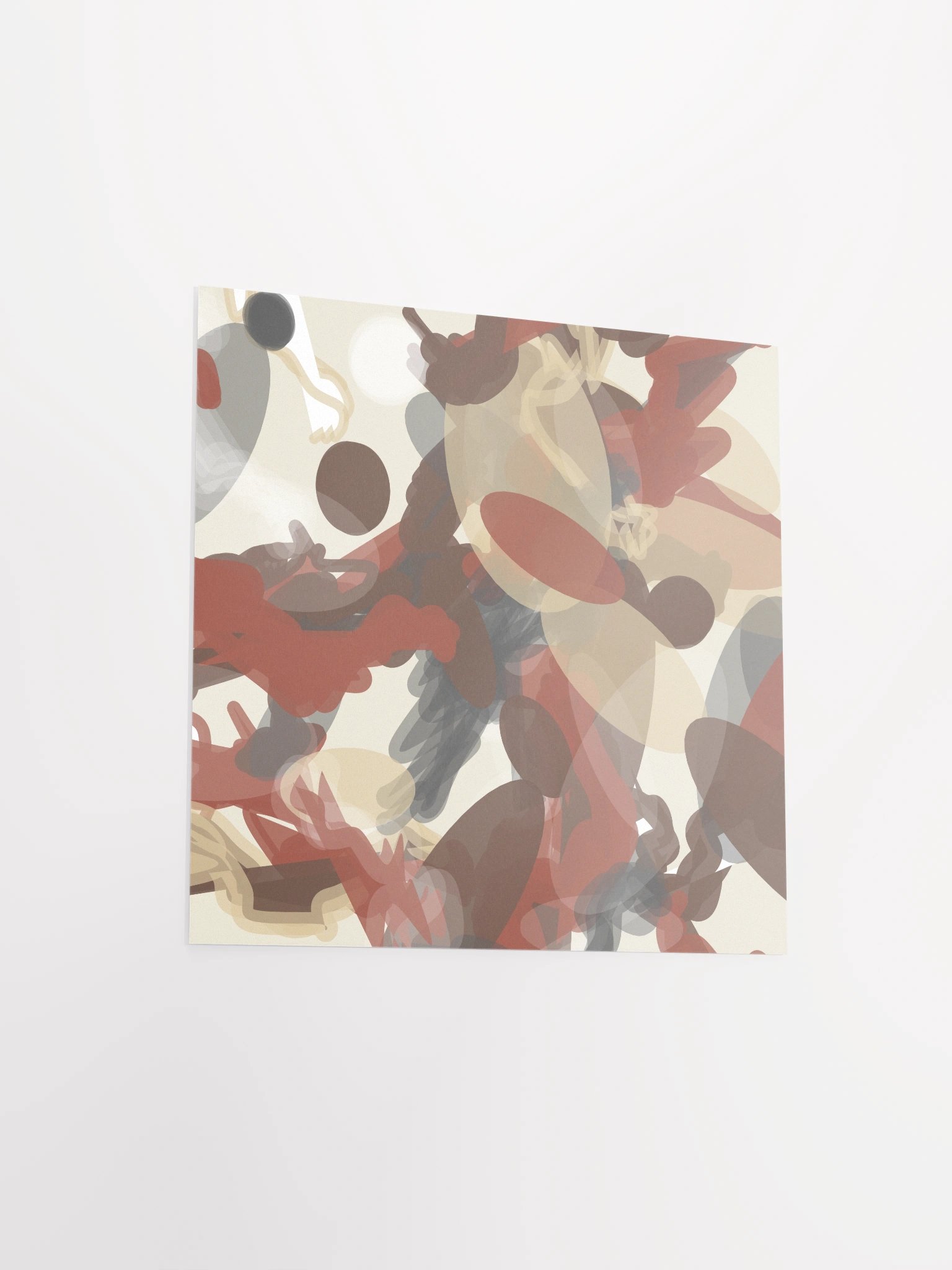 Abstract Layers Matte Poster product image (3)