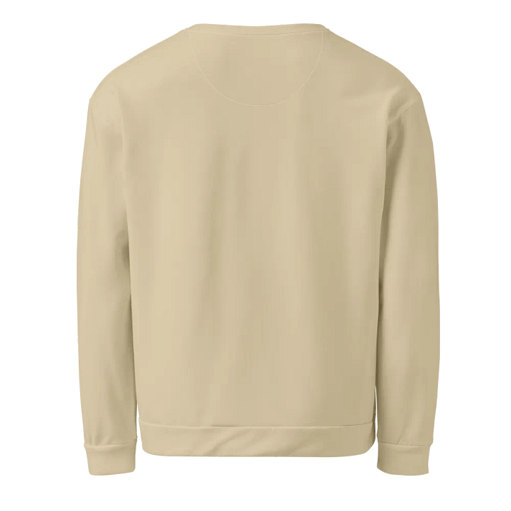 Plain Light Yellow Light Summer Unisex Recycled Polyester Heavyweight Premium Sweatshirt by Treasure Pie product image (2)