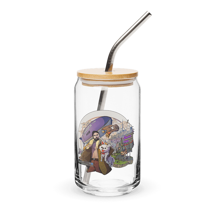 Chaos mod hero Glass Cup product image (1)
