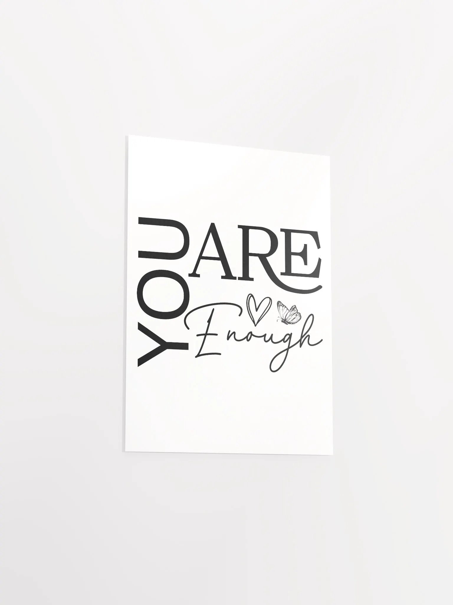 You Are Enough - Empowering Motivational Quote Poster product image (32)