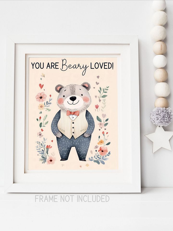 Adorable Bear-Themed Art for Loved Ones product image (1)