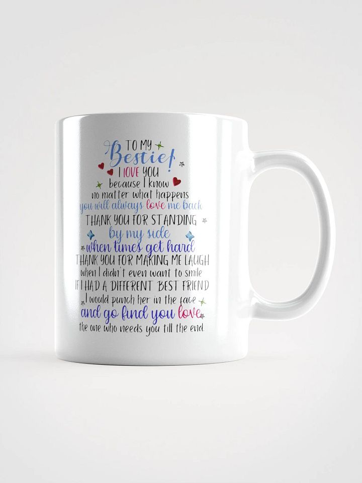 To my Bestie football mug product image (3)