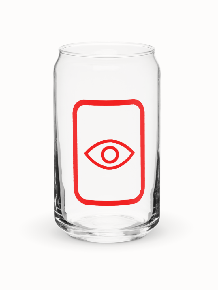 EyeSeeThru Logo Can-Shaped Glass product image (1)