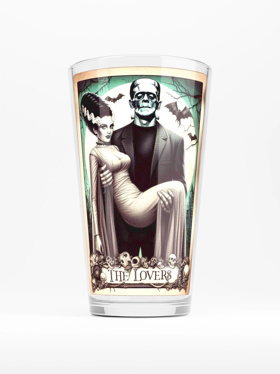 Horror Movie Lovers Tarot Shaker Pint Glass product image (1)