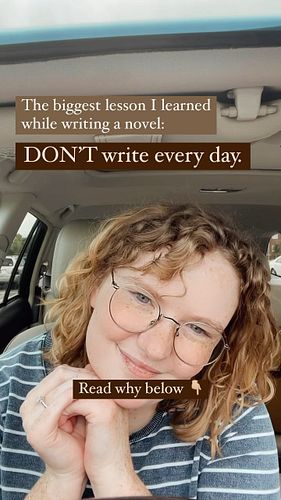 WHY YOU SHOULDN’T WRITE EVERY DAY 👇🏼👇🏼👇🏼

I can already hear the gasps and chuckles of disbelief as you scroll past, thinking...