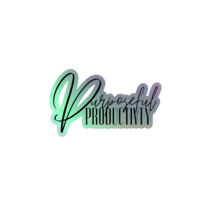 Purposeful Productivity Sticker product image (2)