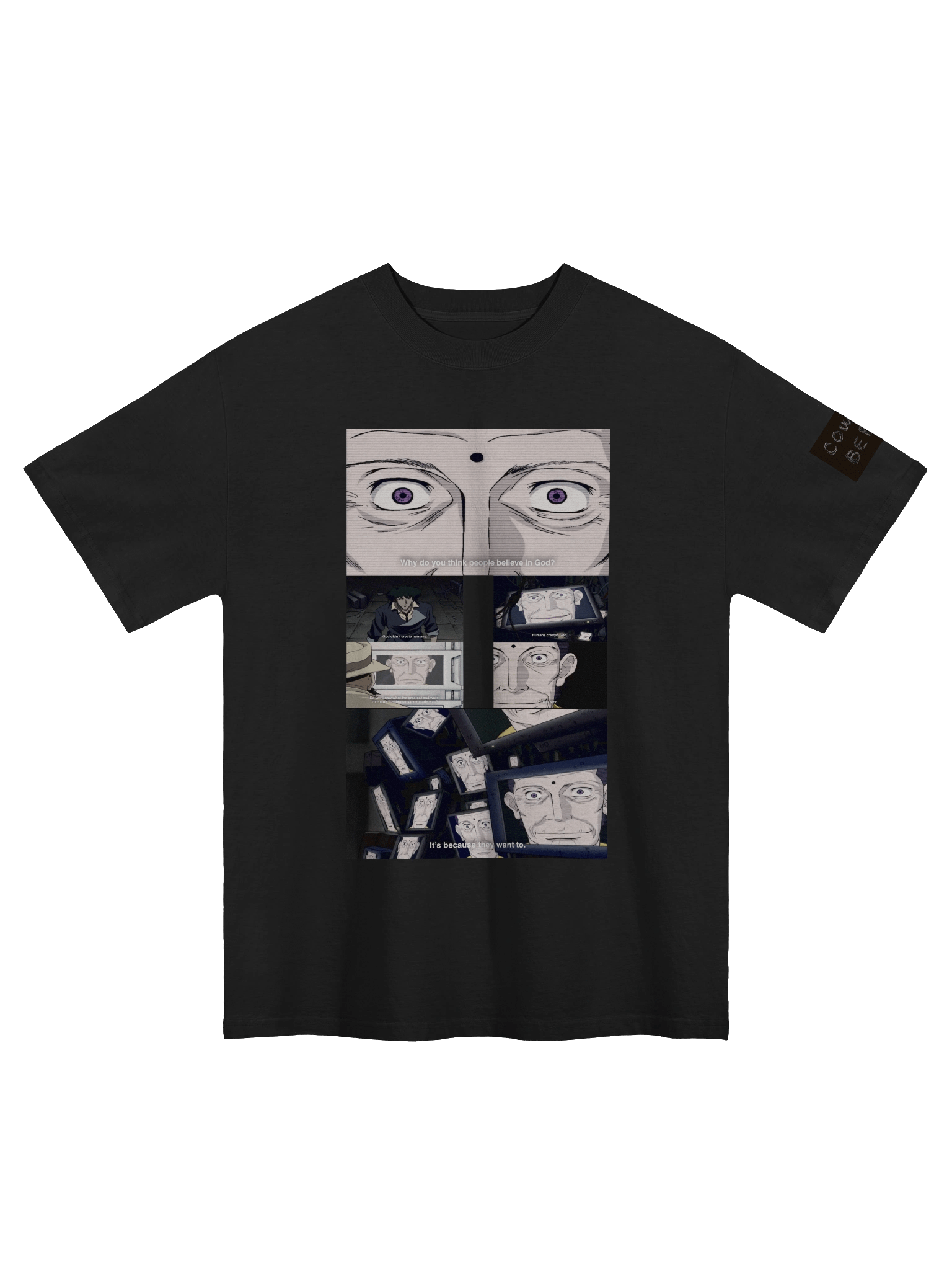 cowboy bebop session 23 brain scratch tee shirt product image (2)
