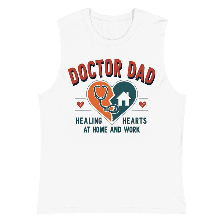 Doctor Dad Healing Hearts Muscle Tank product image (2)