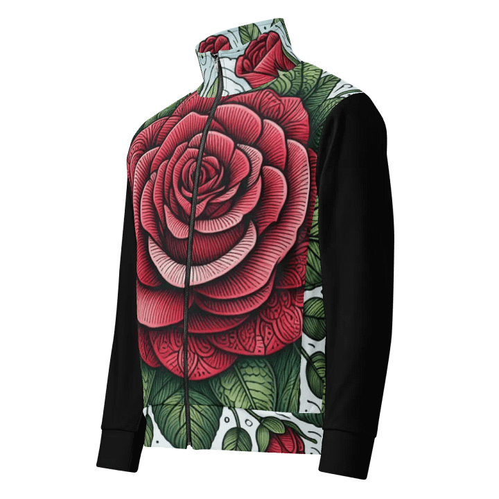 Enchanted Rose Garden Track Jacket | Ai Design product image (1)