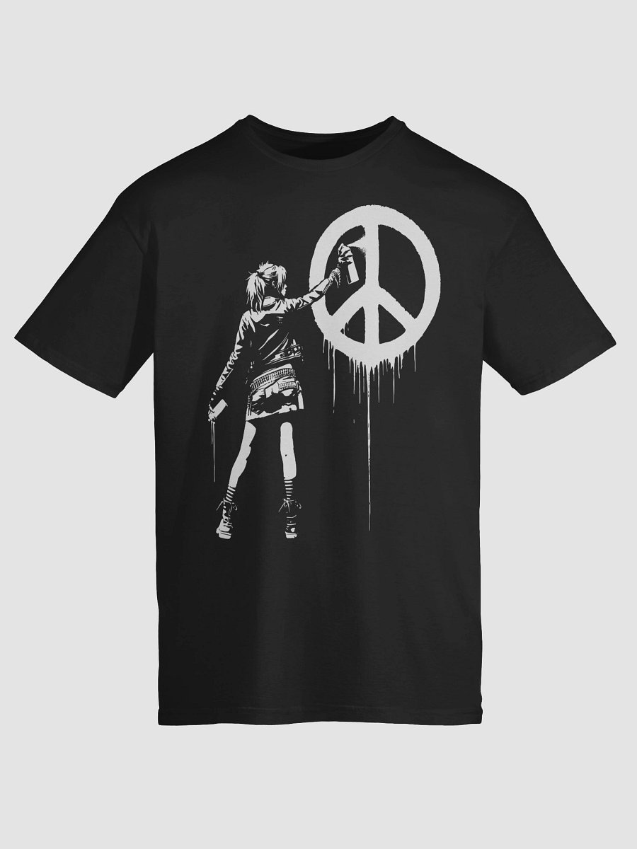 Peace Girl Street Art Tee (03) product image (60)