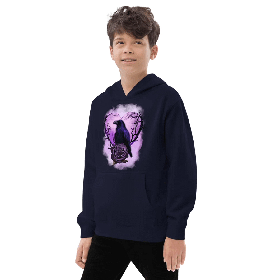 Raven's Heart Kids Fleece Pullover. product image (9)