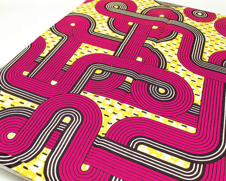 Scampolo Tessuto Wax Print - Design Astratto - 37 cm x 116 cm - cod.591/A product image (2)