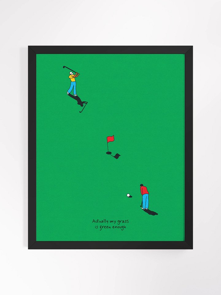 Green Enough! (Framed) product image (1)