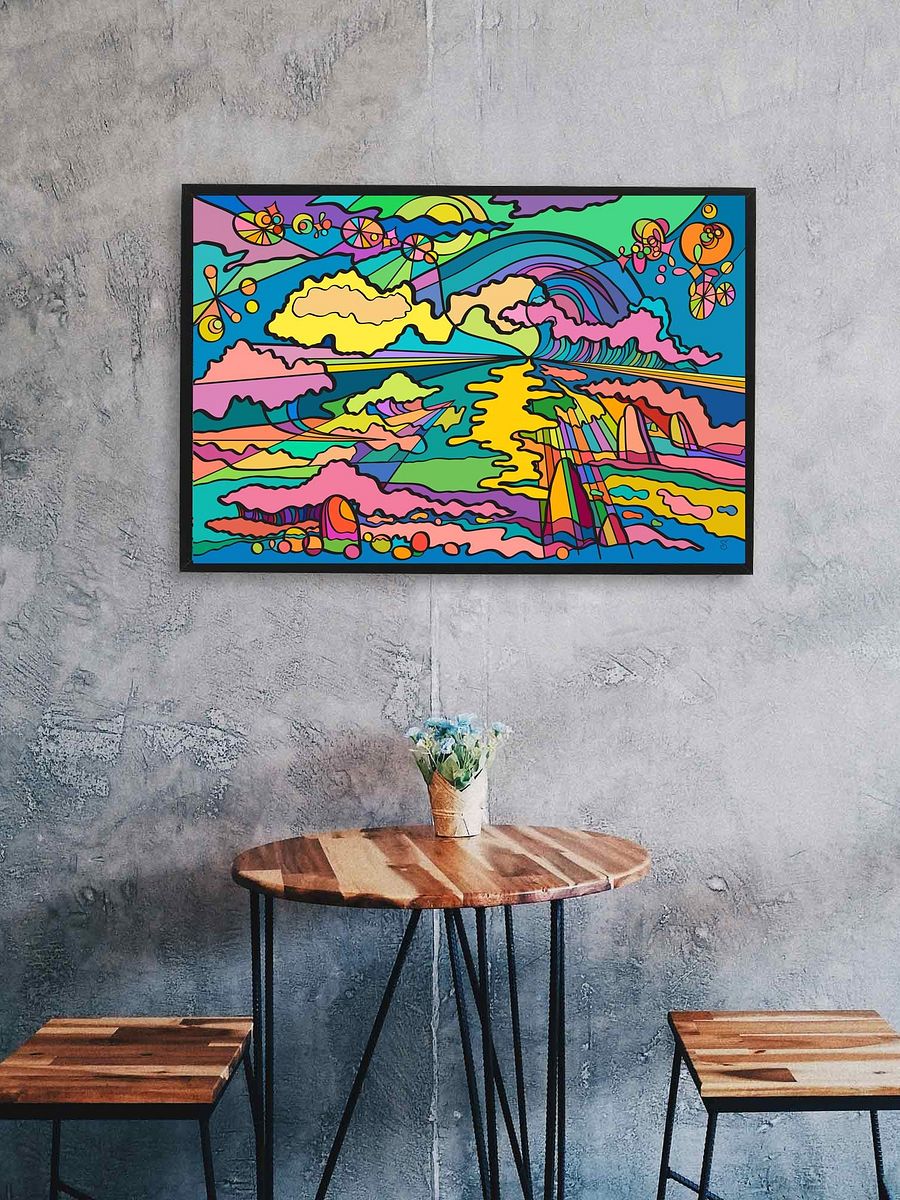 Vibrant Swirls Canvas Collection - Night Ocean product image (6)