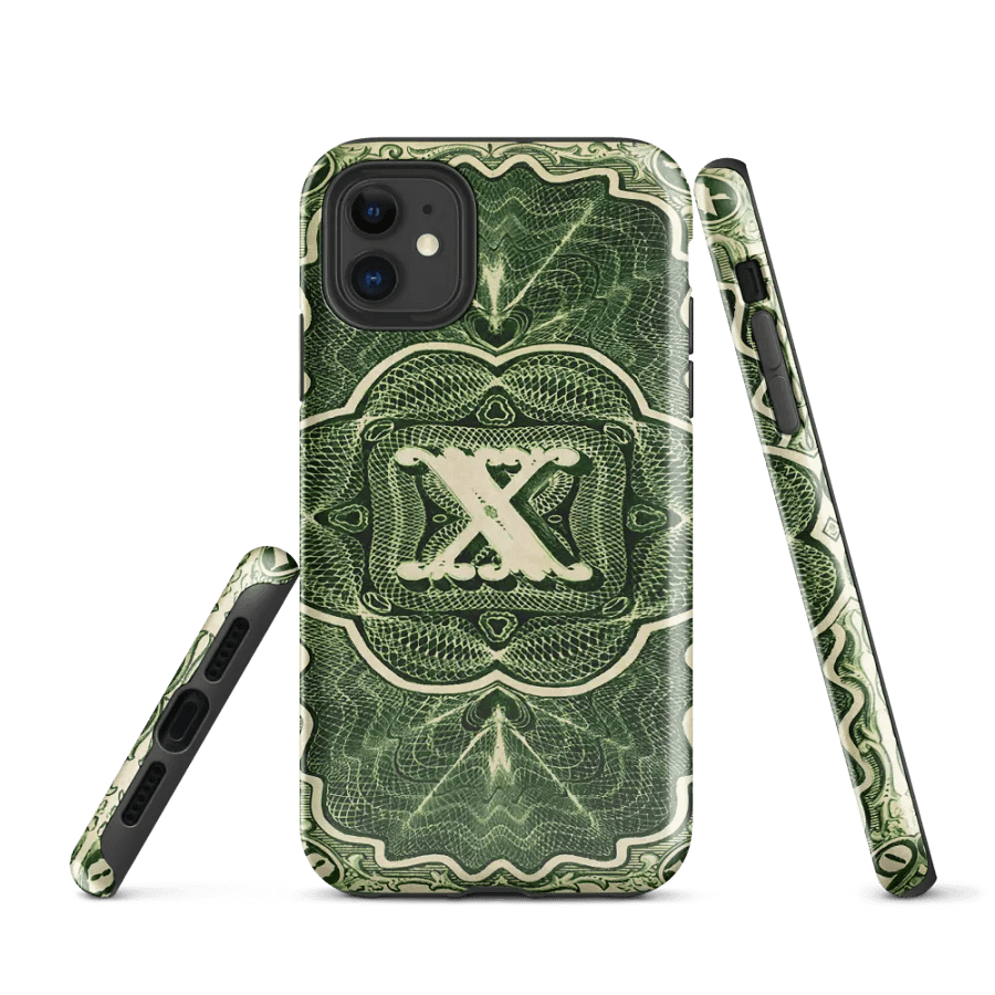 $ Currency X Green iPhone® Tough Case product image (1)