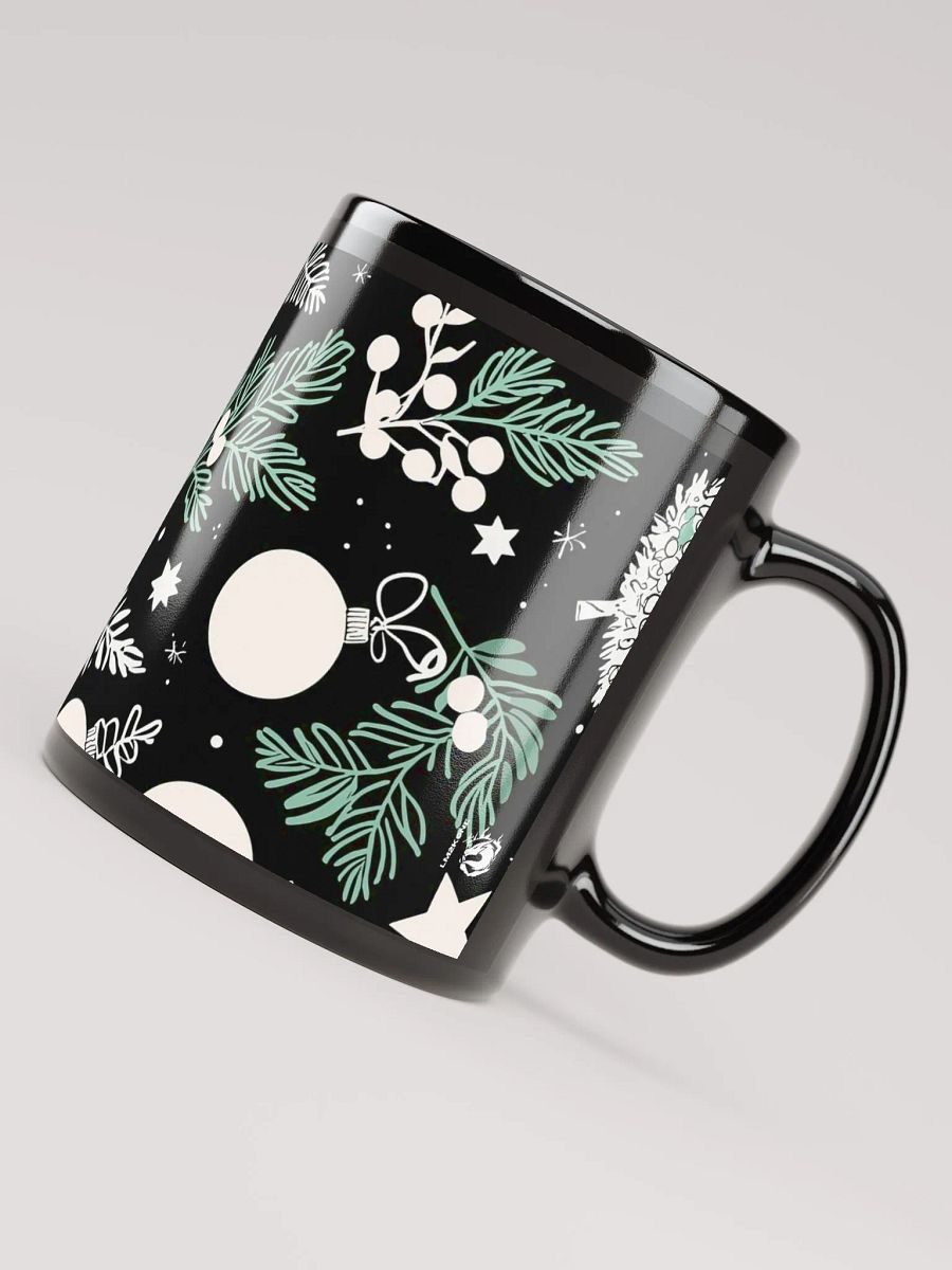 Holiday Magic Black Glossy Mug product image (5)