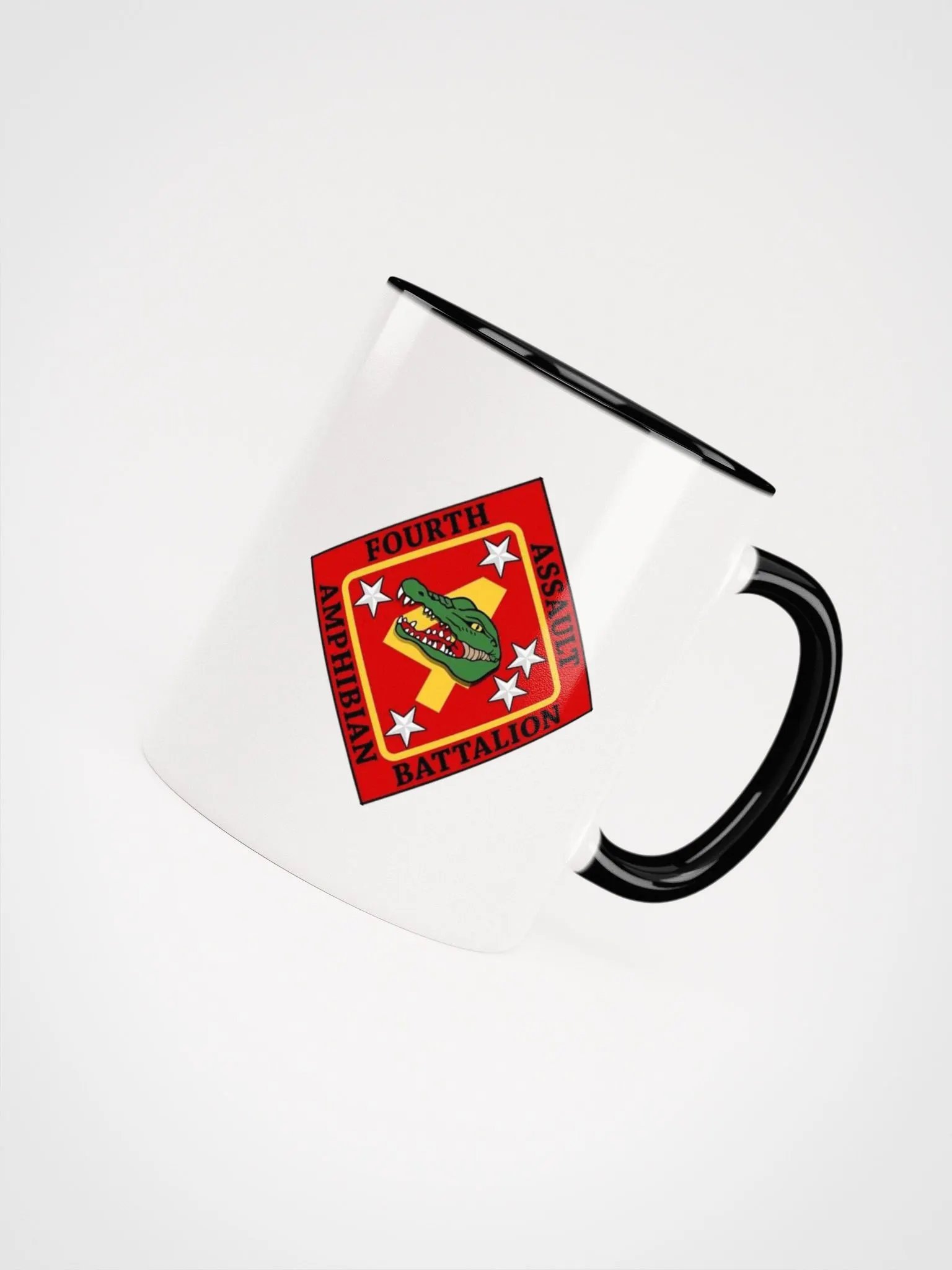 4th Assault Amphibian Battalion: Coffee Cup White Exterior/Black Interior product image (4)