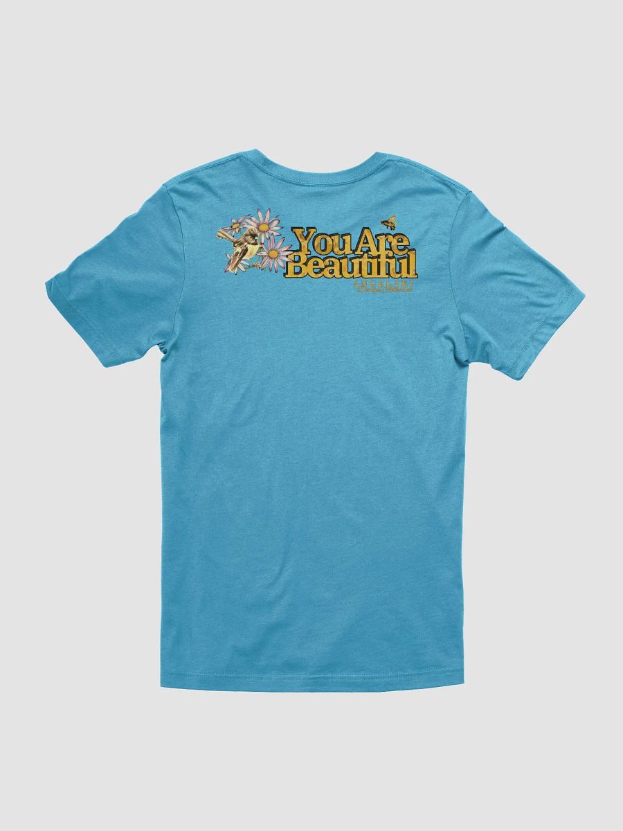 Unisex Kinship - You are Beautiful - Daisy and Bellbird 60s vibe Tee product image (6)