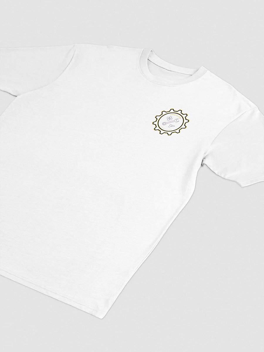 White Embroidered Cotton TCI Tee product image (3)