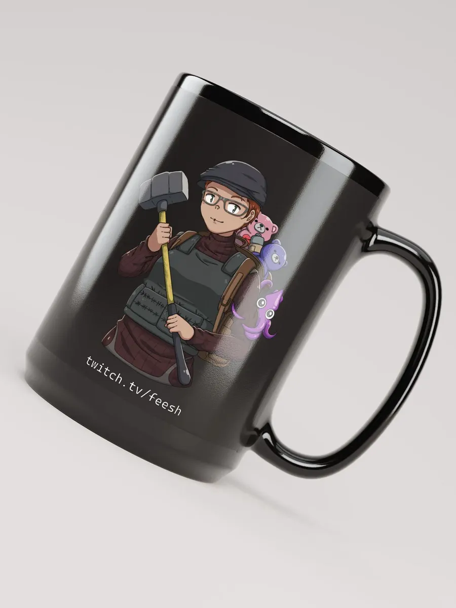 Diane Coffee Mug [black 15oz] product image (4)
