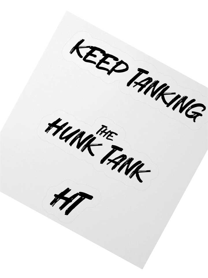 HUNK TANK - KEEP TANKING 3 STICKER SET product image (4)