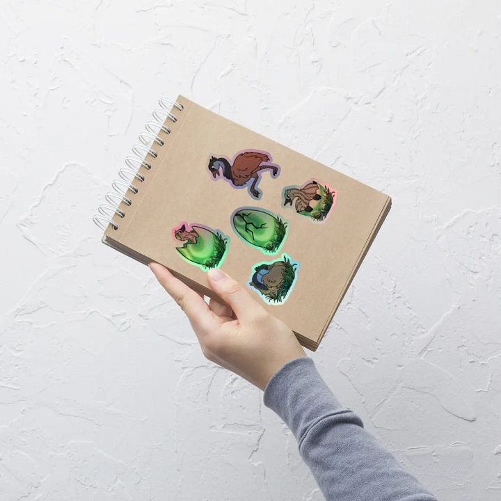 RAWR Breeze Holographic Stickers product image (2)