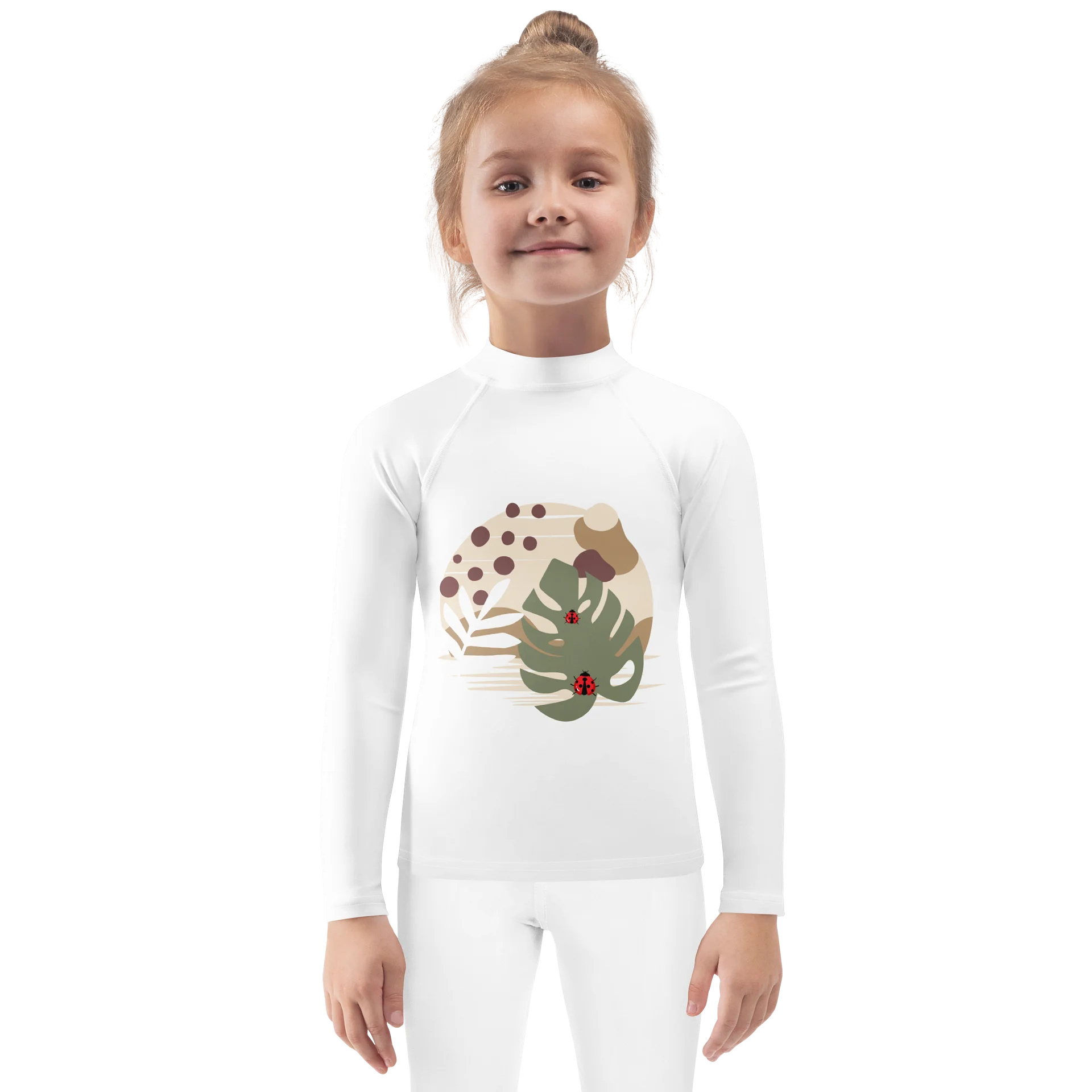 Organic Bug Adventure Kids Rash Guard product image (1)