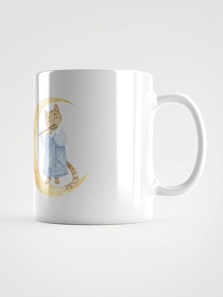 Flute Cat in the Moon Mug product image (2)