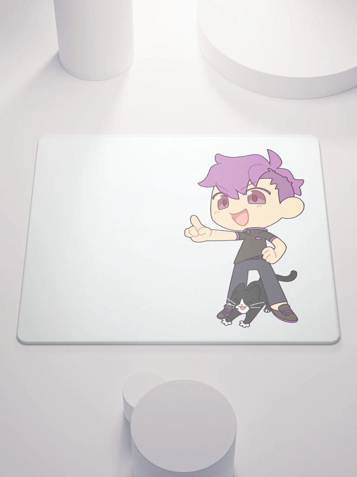 Stephen with Kitty Gaming Mousepad product image (1)