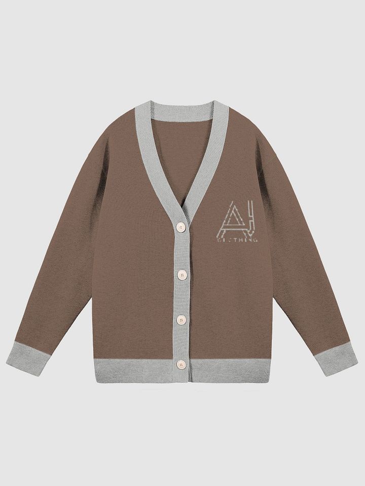 AJ Ladies Cardigan Coffee Grey product image (2)