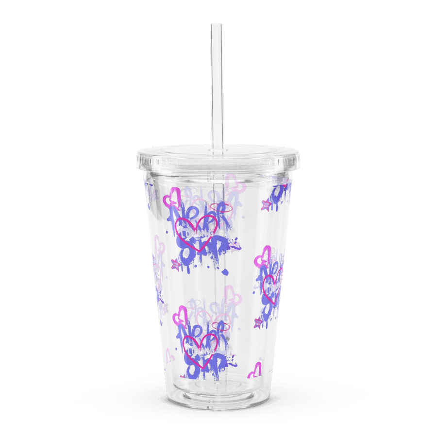 Never Stop Loving Clear Tumbler product image (4)