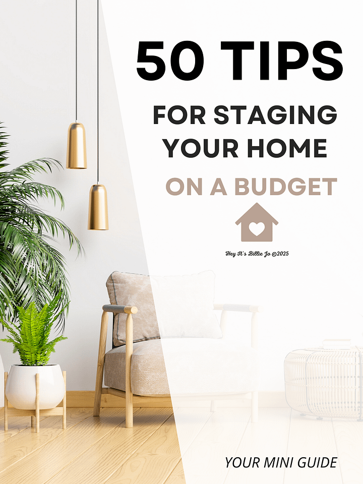 [BJ's Designs] 50 Tips For Staging your Home on a Budget product image (2)