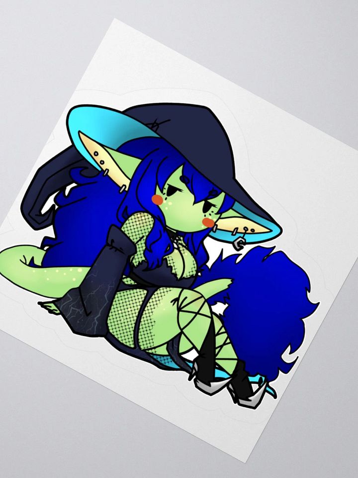 Big Witch Pin Up Sticker (Updated) product image (4)