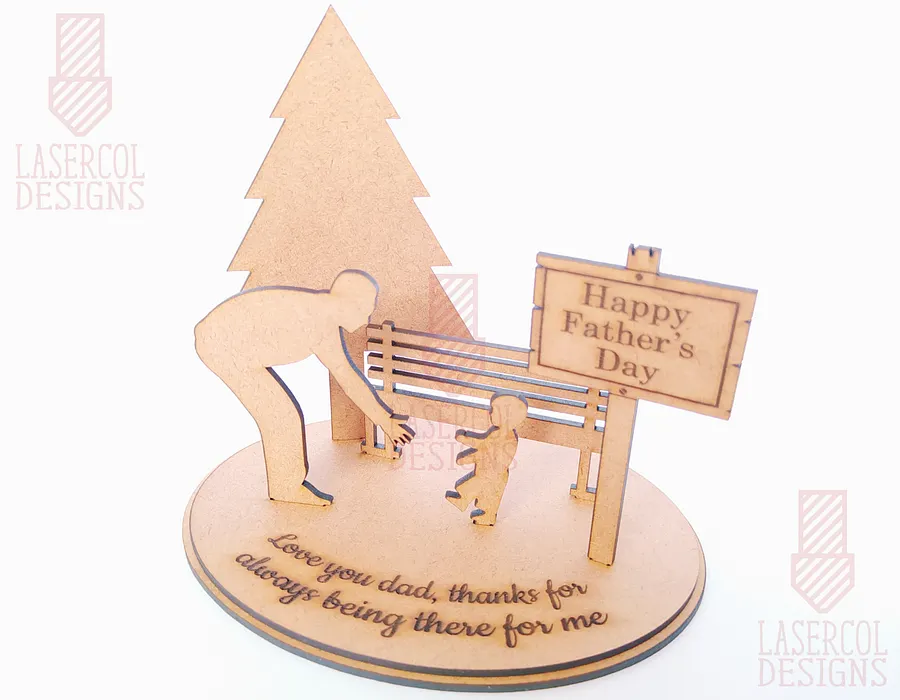 Father's Day Gift Plaque - Laser Cut Files product image (2)