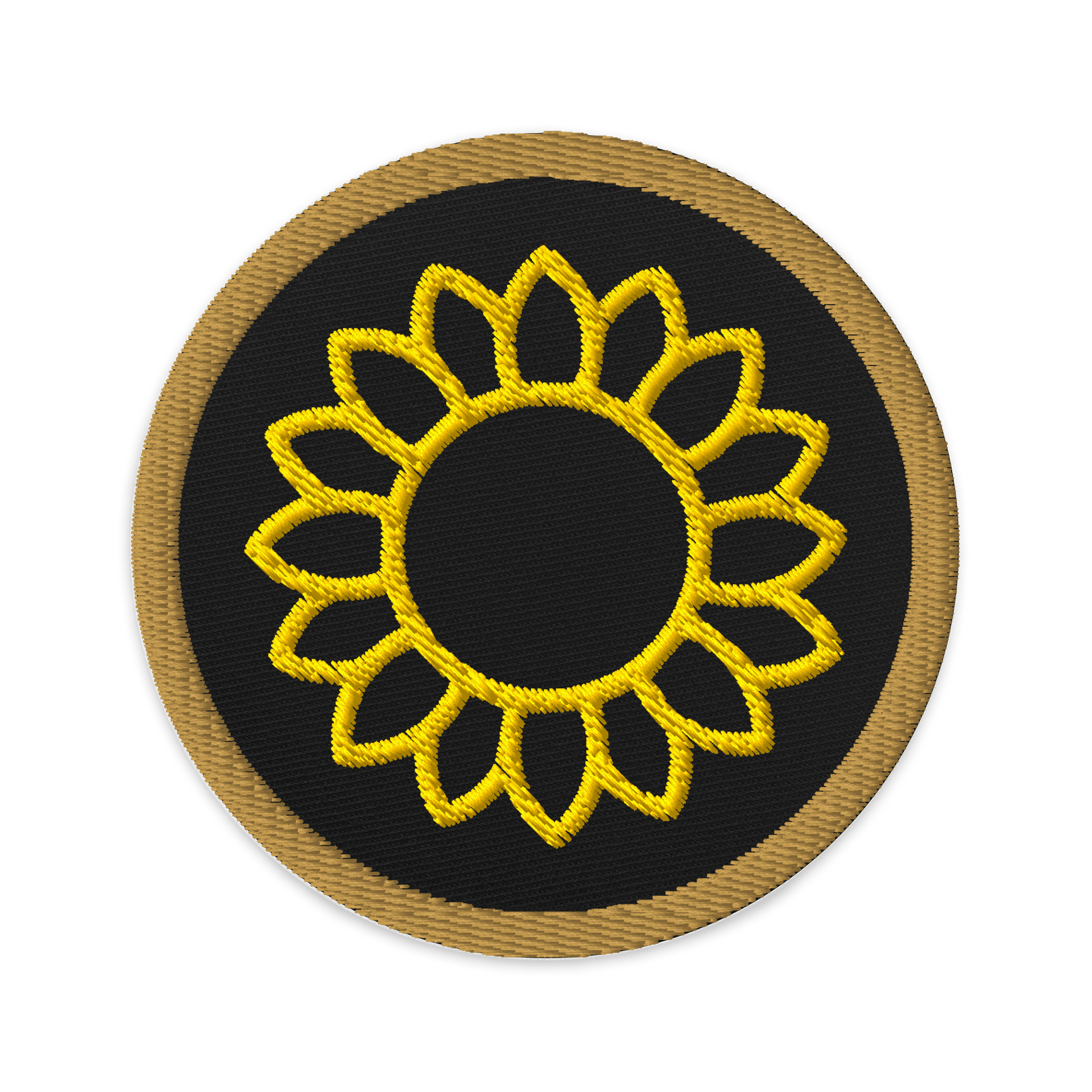 Sunshine Bloom Embroidered Patch product image (1)