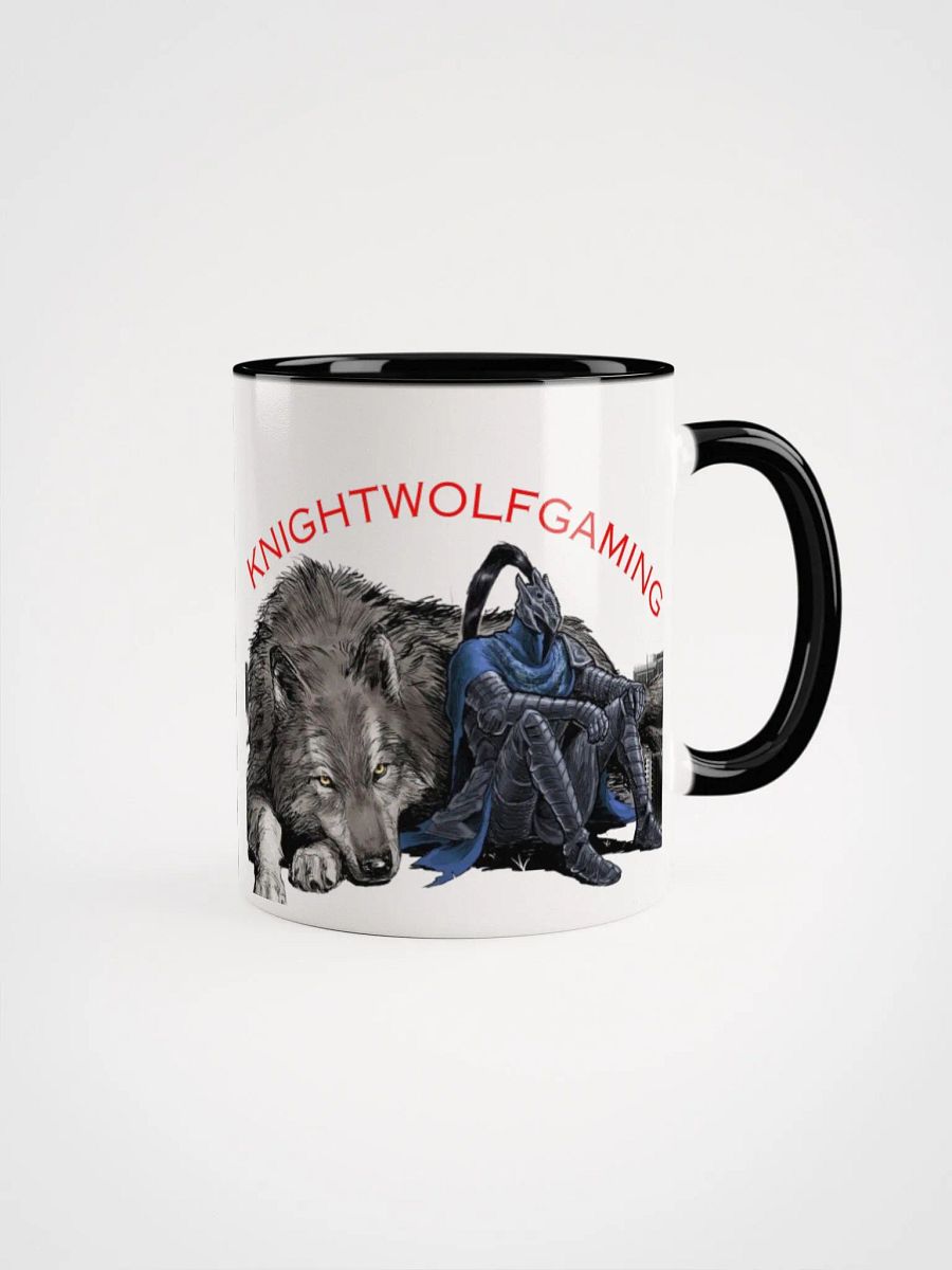 KnightWolf Ceramic Mug: Unleash Your Inner Warrior product image (3)