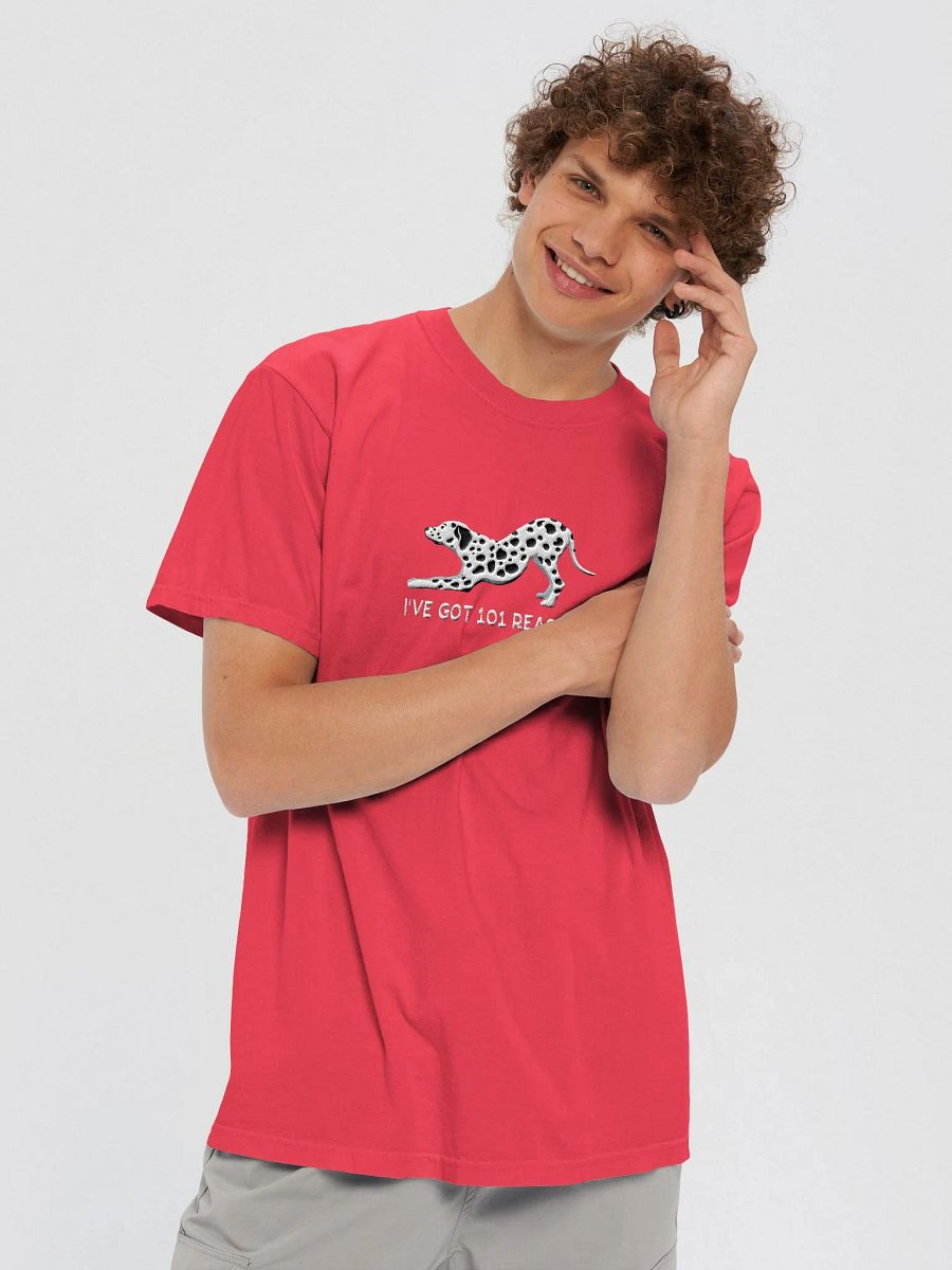 I've Got 101 Reasons T-Shirt(Embroidered) of a Dalmatian product image (9)