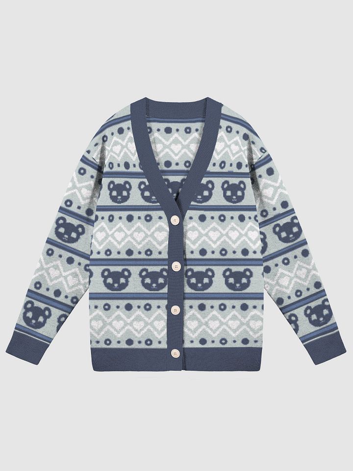 TeddyChan Christmas Cardigan - Blue product image (1)
