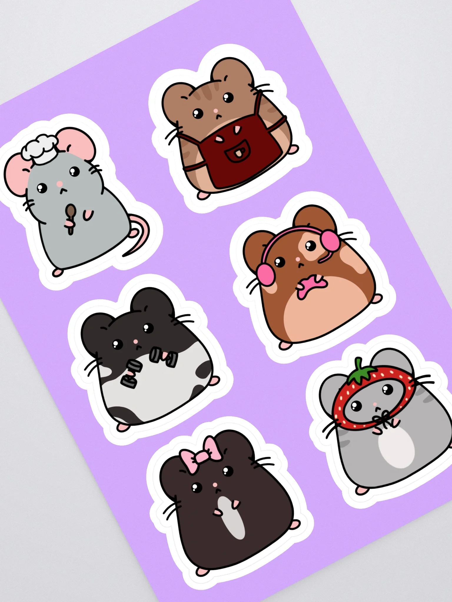 Silly Little Squeaks sticker sheet product image (1)