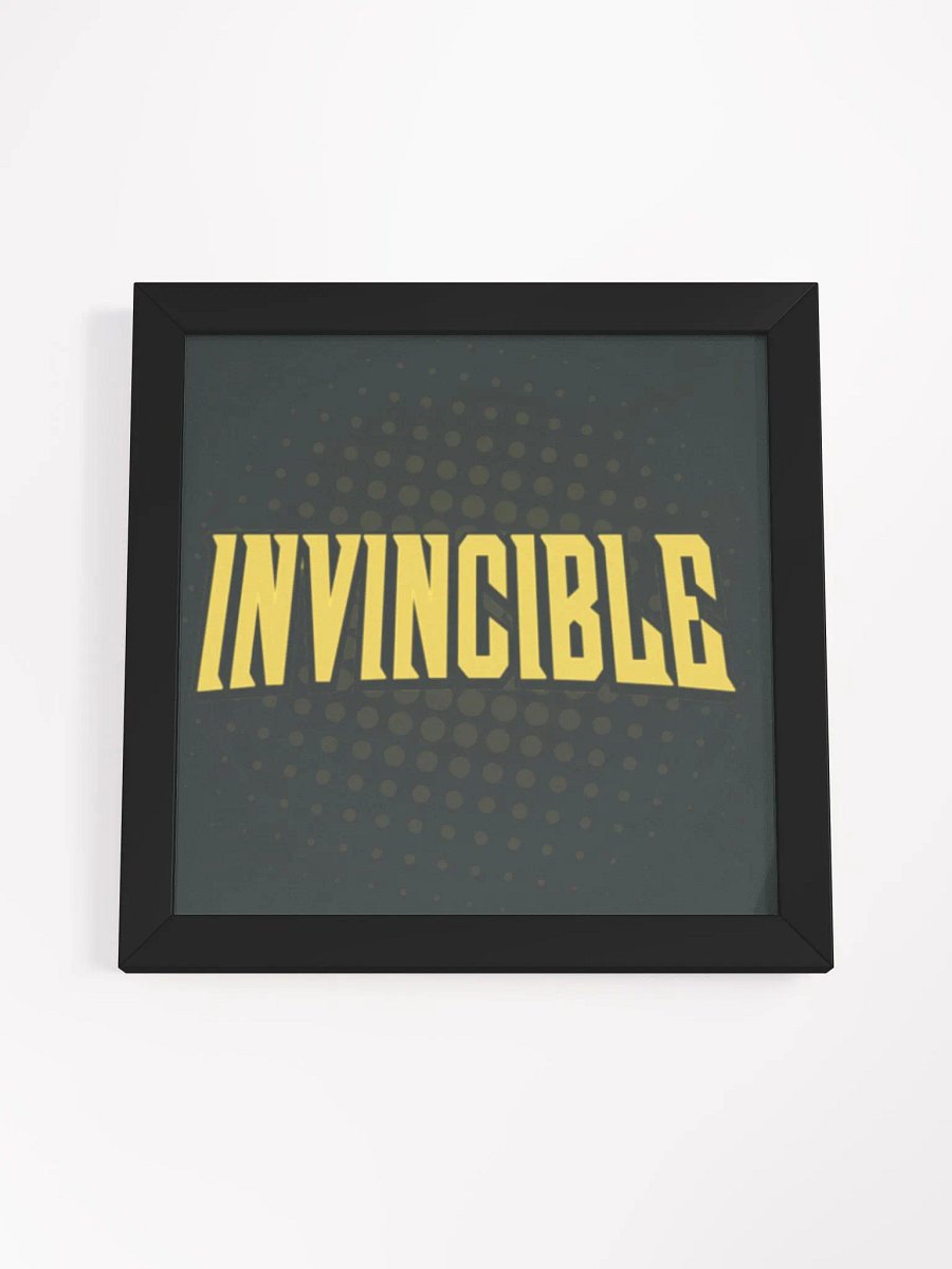 Black Invincible Poster product image (18)