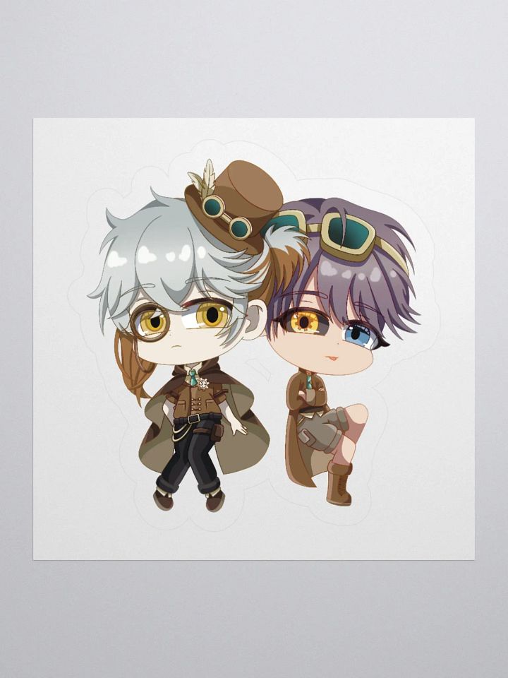 Xpocket Steampunk Chibi Kiss Cut Stickers product image (1)