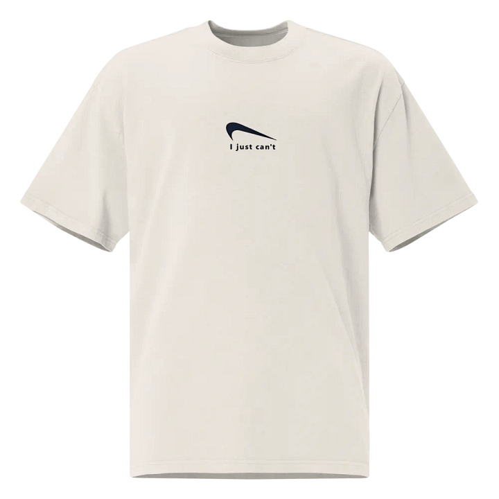 Oversized I Just Can't Tee product image (1)
