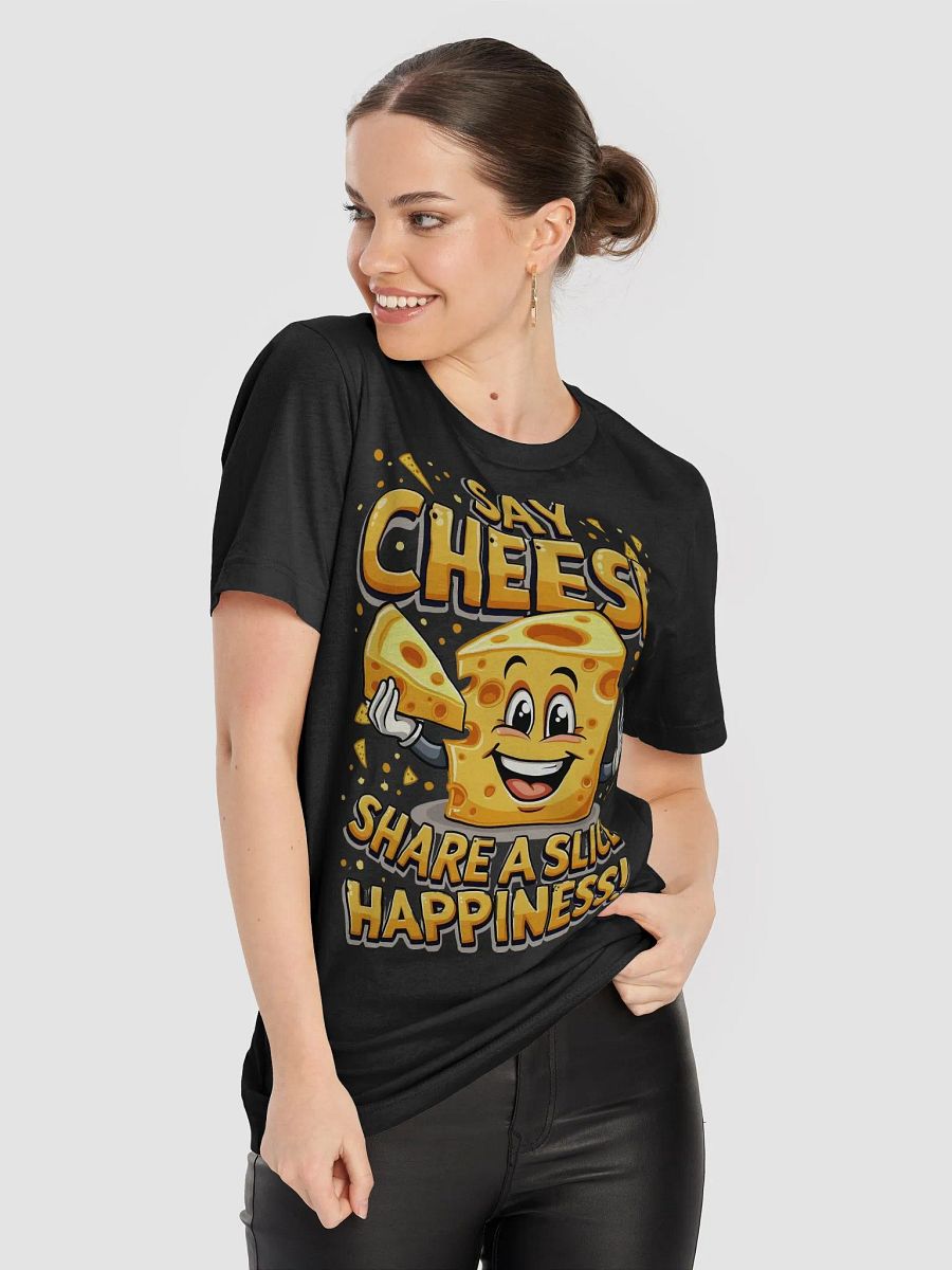 Say Cheese Share A slice Happiness Cartoon T-Shirt product image (4)